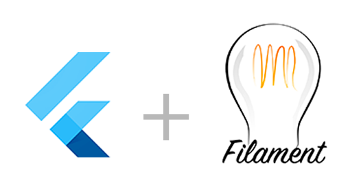 Logos Flutter et Filament